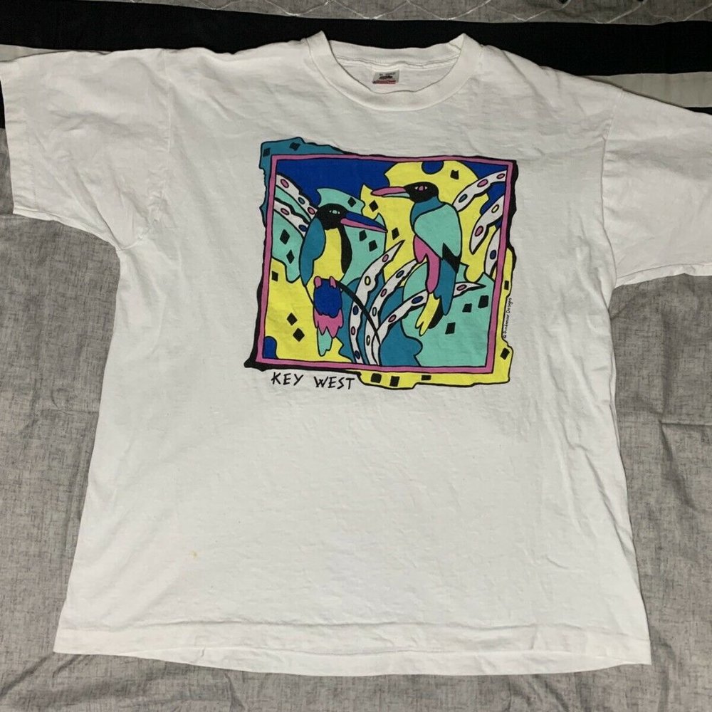 VTG Single Stitch T-Shirt Key West Florida Size XL